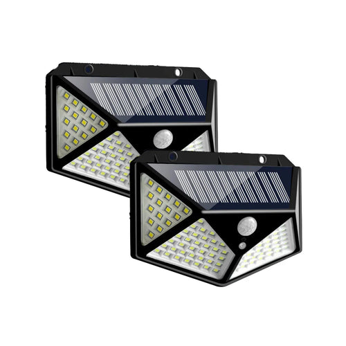 Solar Lights: 1500 Lumens, 100 LEDs, Motion-Activated, Waterproof, Long Lasting